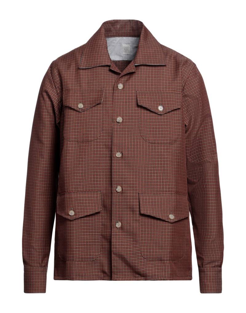 ELEVENTY Hemd Herren Rostrot von ELEVENTY