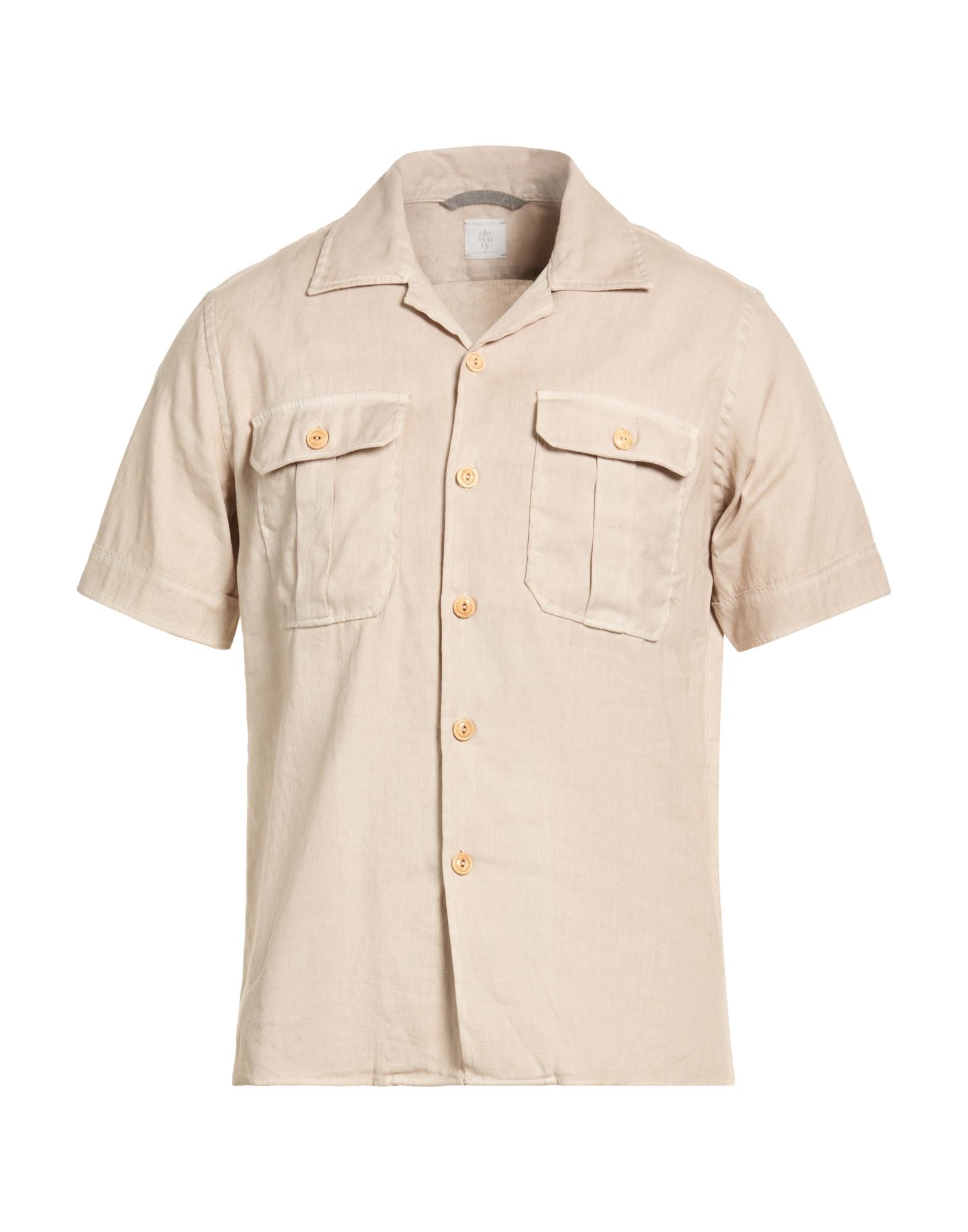 ELEVENTY Hemd Herren Sand von ELEVENTY