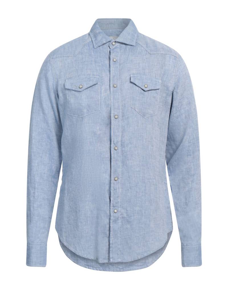 ELEVENTY Hemd Herren Taubenblau von ELEVENTY