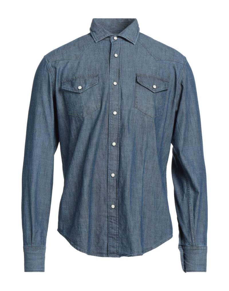 ELEVENTY Jeanshemd Herren Blau ELEVENTY Jeanshemd Herren Blau von ELEVENTY