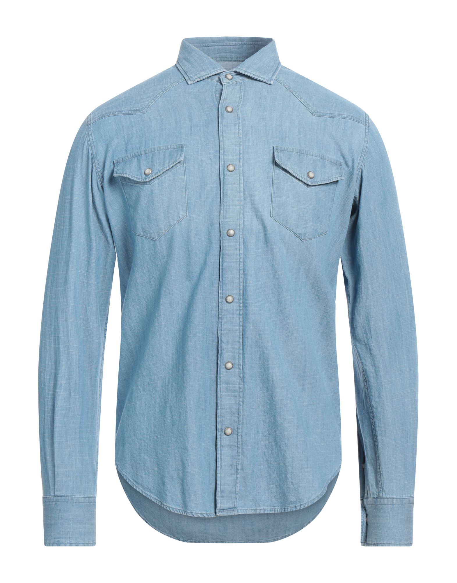 ELEVENTY Jeanshemd Herren Blau von ELEVENTY