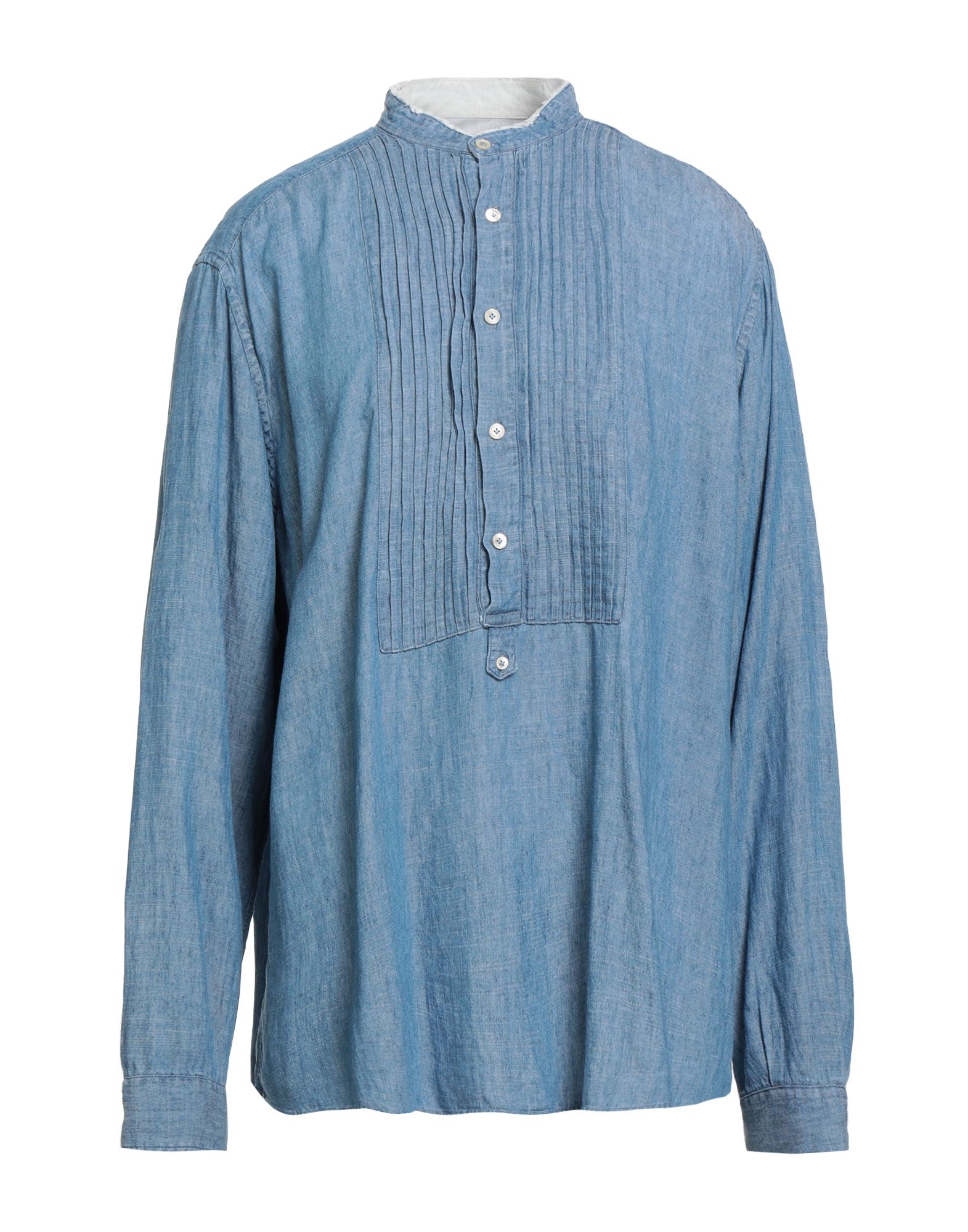 ELEVENTY Jeanshemd Herren Blau ELEVENTY Jeanshemd Herren Blau von ELEVENTY