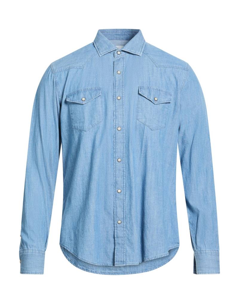 ELEVENTY Jeanshemd Herren Blau von ELEVENTY