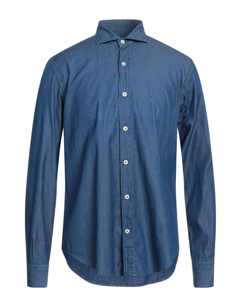 ELEVENTY Jeanshemd Herren Blau von ELEVENTY