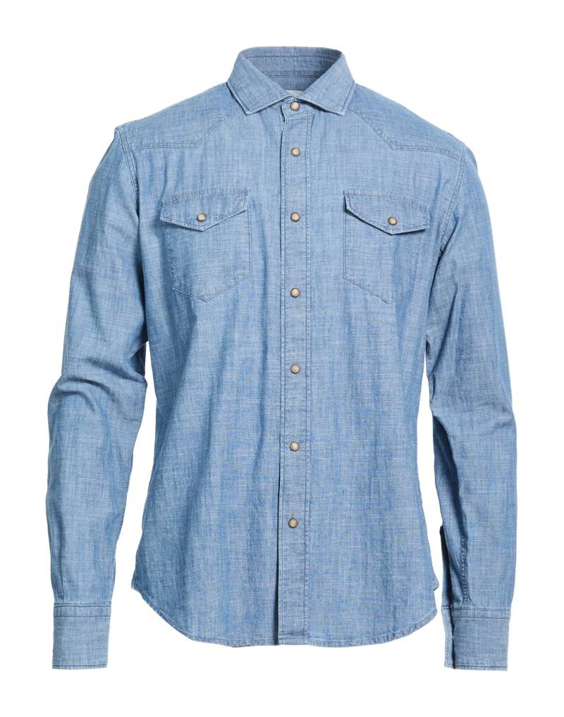 ELEVENTY Jeanshemd Herren Blau von ELEVENTY