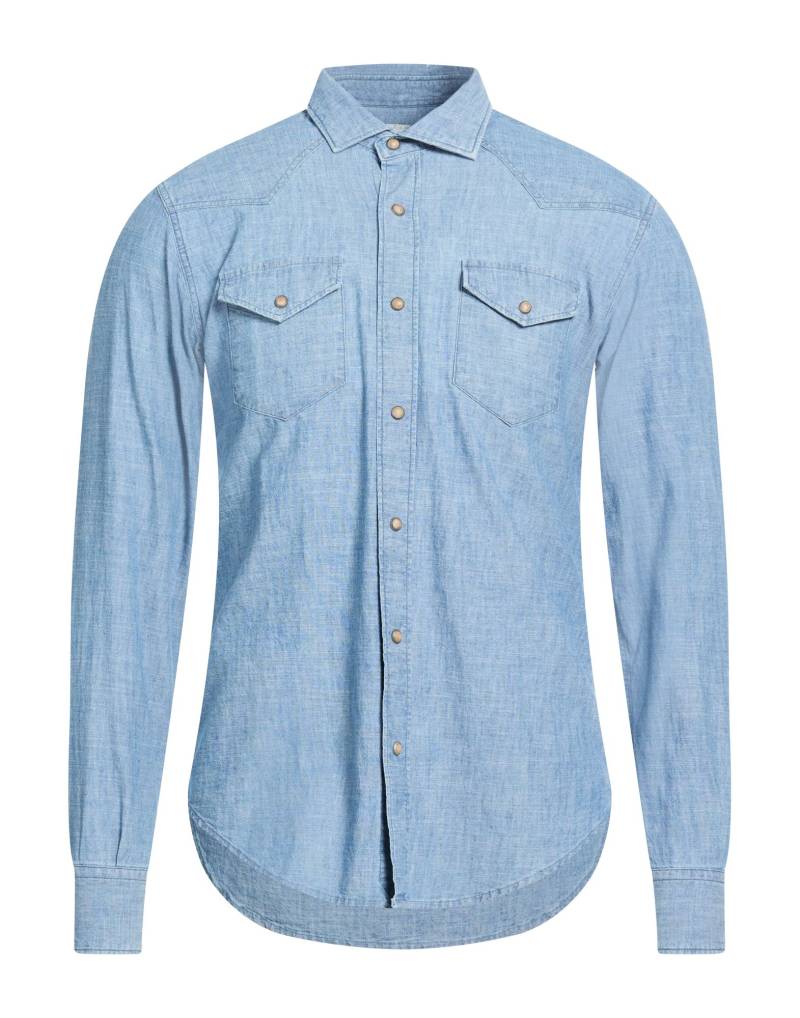 ELEVENTY Jeanshemd Herren Blau von ELEVENTY