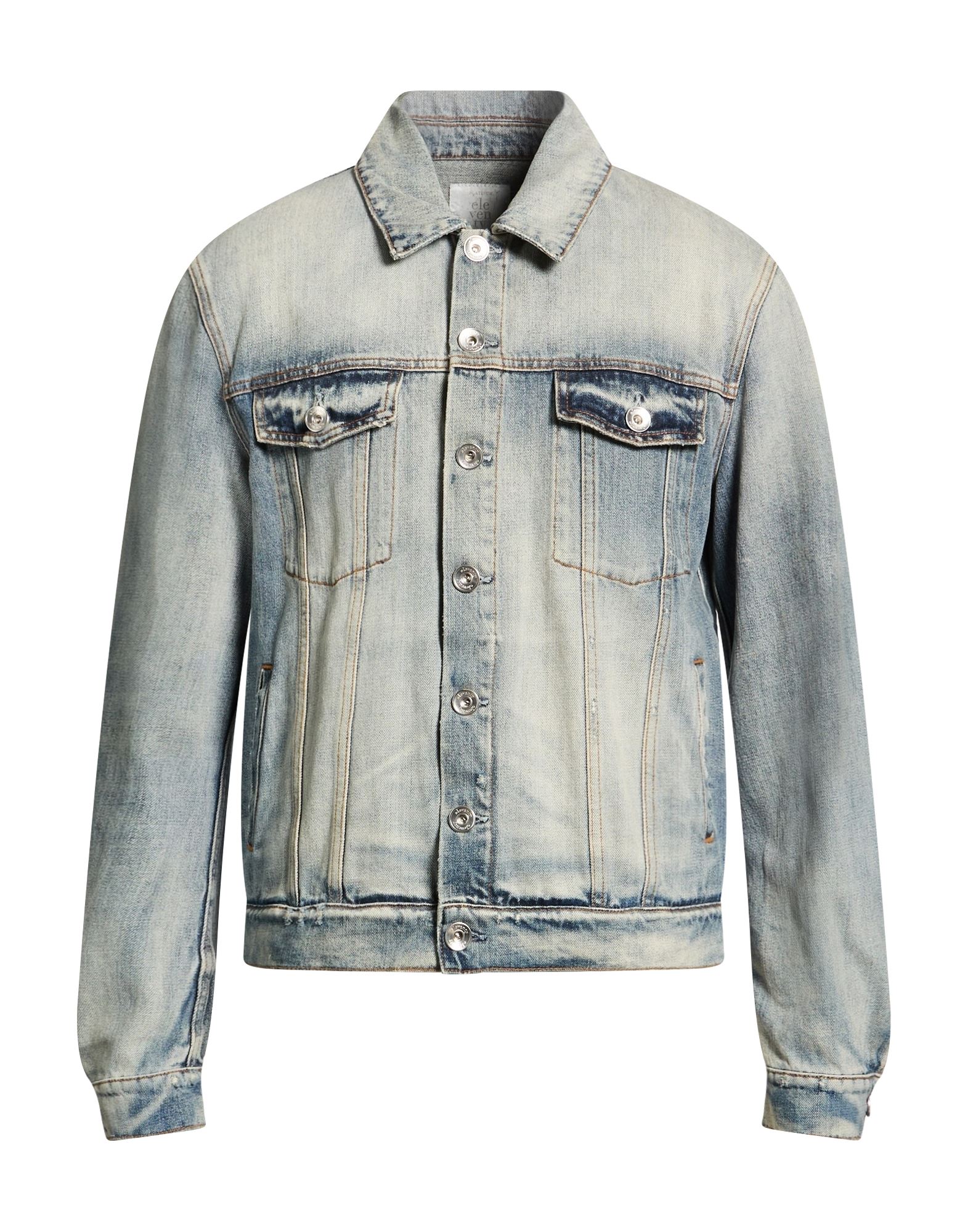 ELEVENTY Jeansjacke/-mantel Herren Blau von ELEVENTY