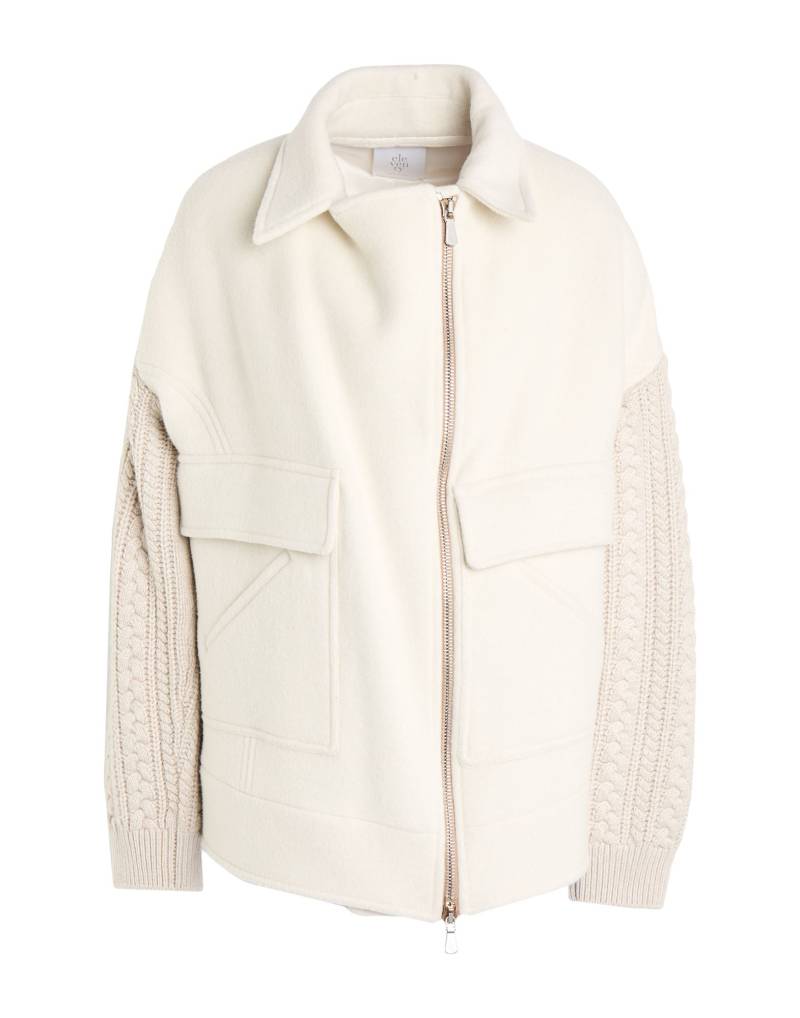 ELEVENTY Mantel Damen Elfenbein von ELEVENTY