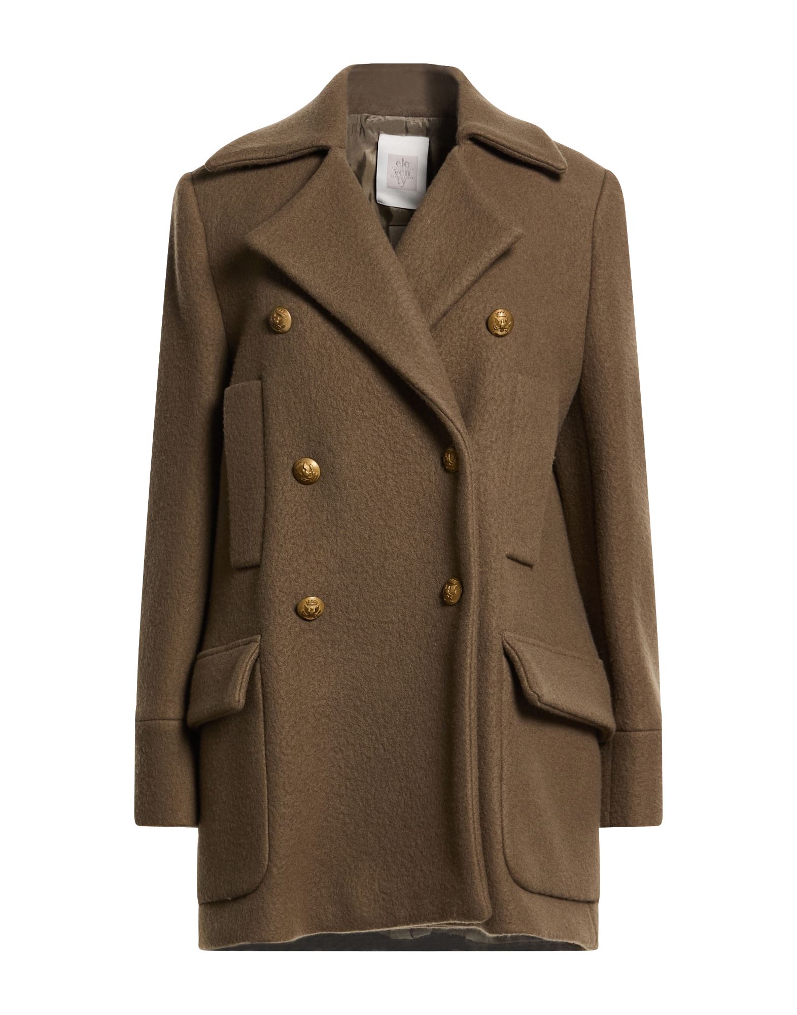 ELEVENTY Mantel Damen Militärgrün von ELEVENTY