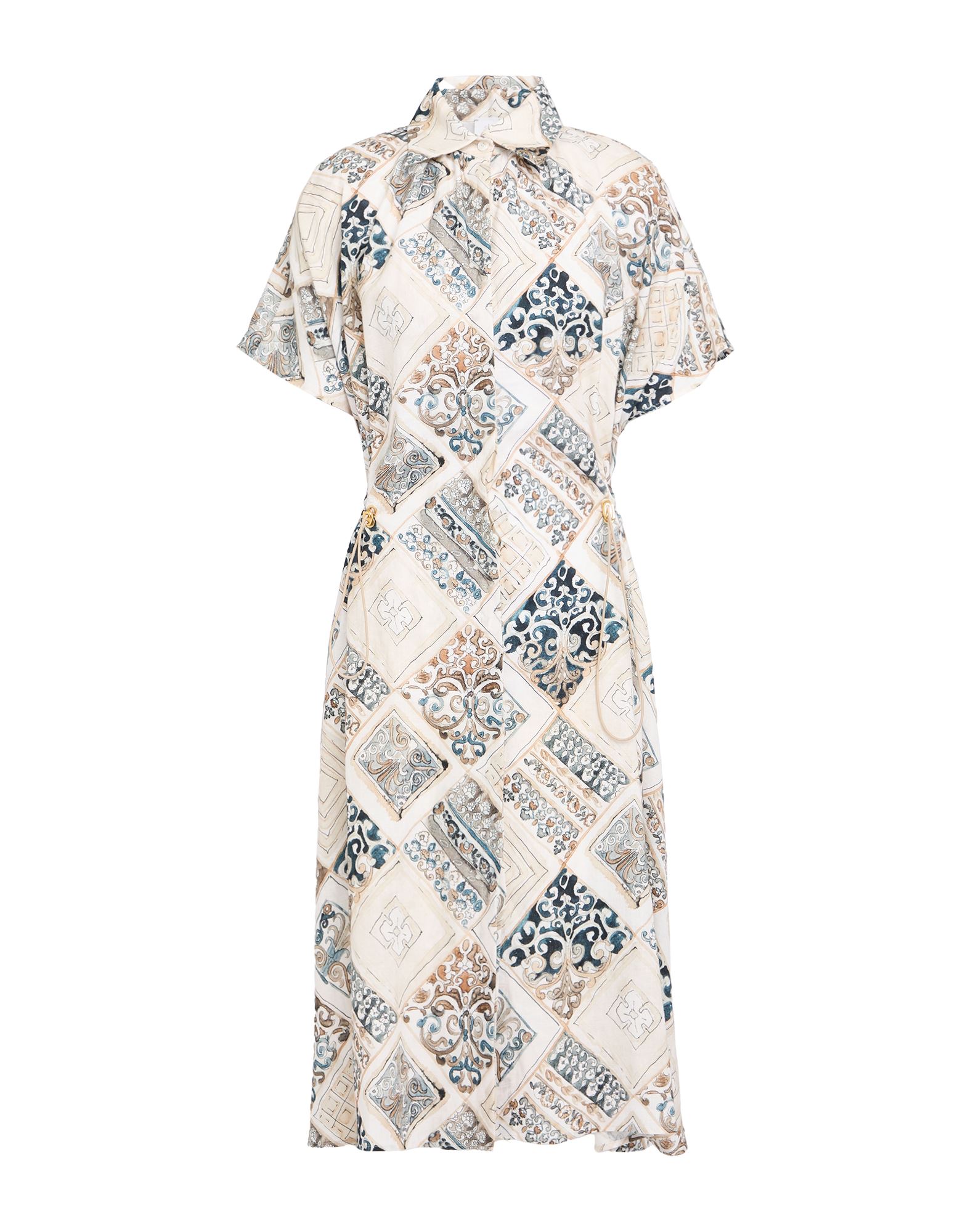 ELEVENTY Midi-kleid Damen Weiß von ELEVENTY