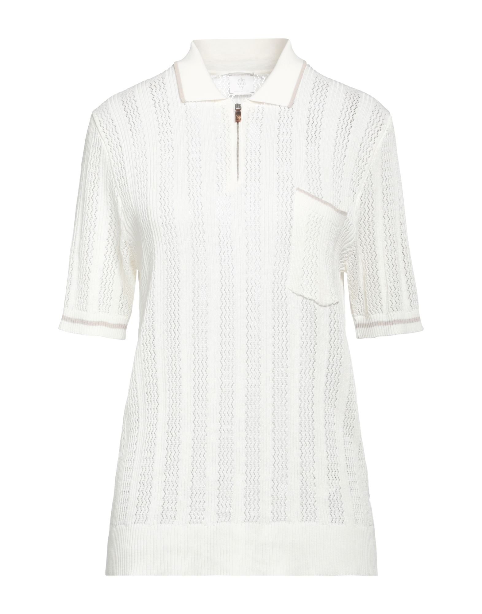 ELEVENTY Pullover Damen Weiß von ELEVENTY