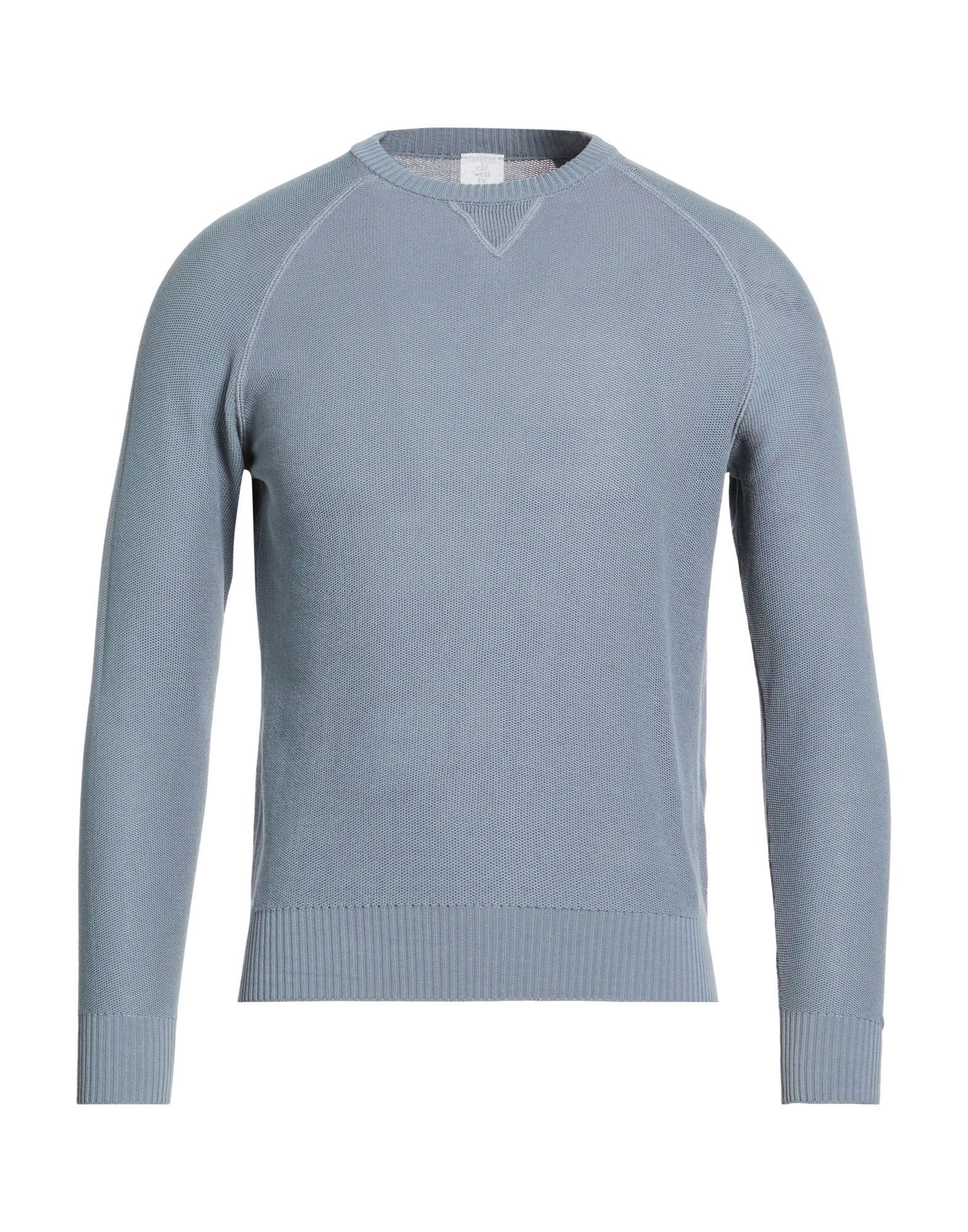 ELEVENTY Pullover Herren Taubenblau von ELEVENTY