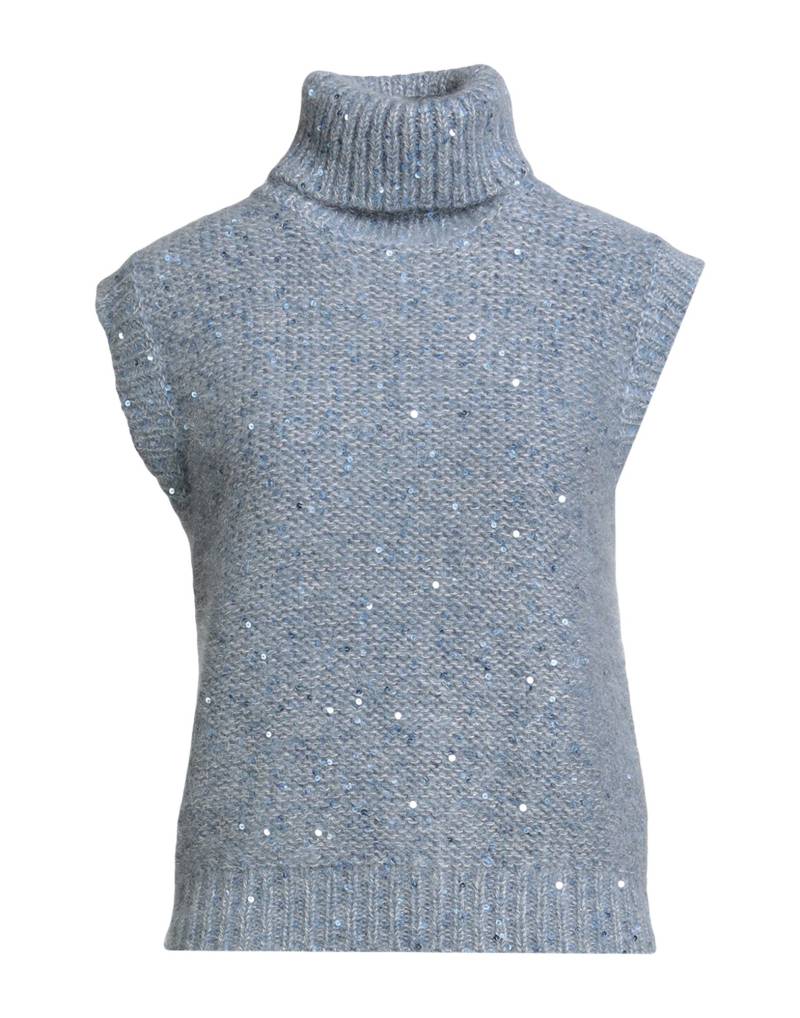 ELEVENTY Rollkragenpullover Damen Taubenblau von ELEVENTY