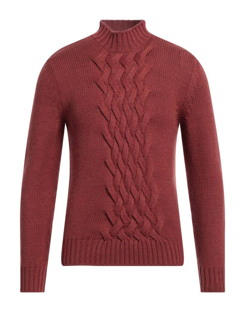ELEVENTY Rollkragenpullover Herren Ziegelrot von ELEVENTY