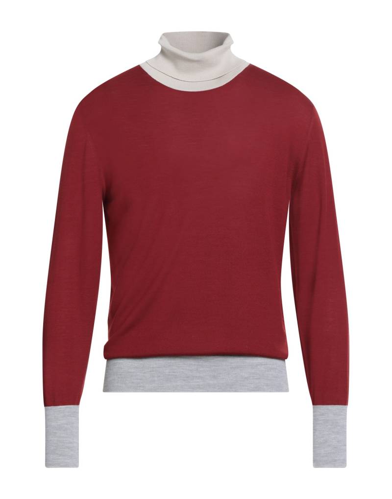 ELEVENTY Rollkragenpullover Herren Ziegelrot von ELEVENTY