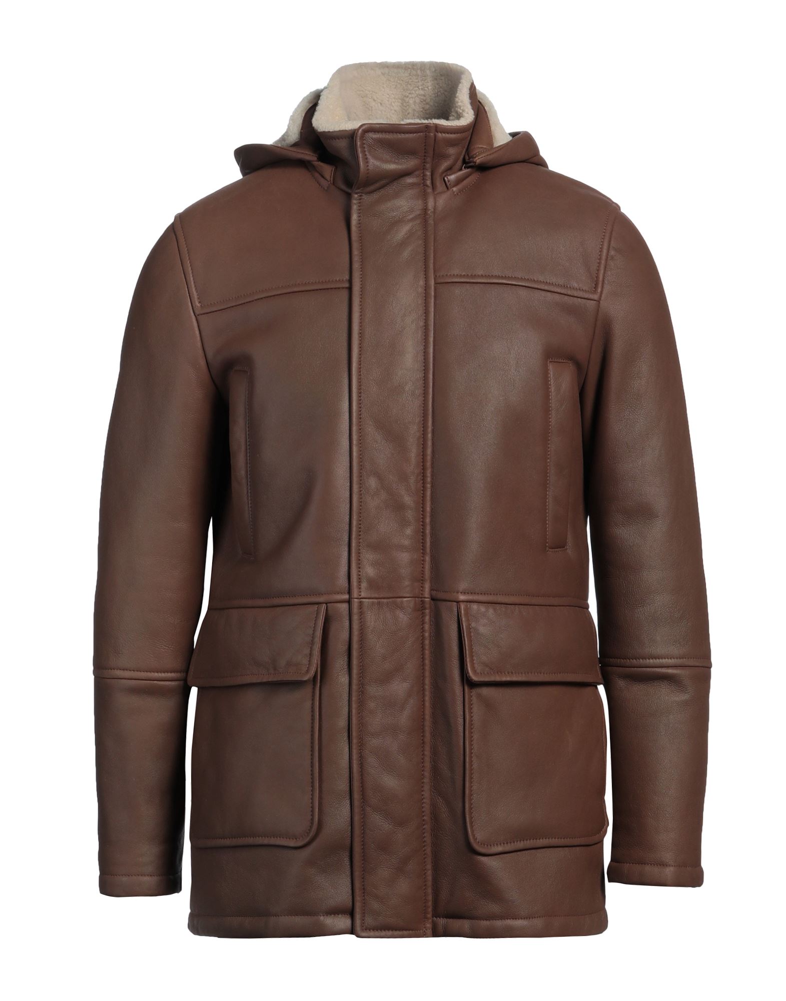 ELEVENTY Shearling- & Kunstfell Herren Schokobraun von ELEVENTY