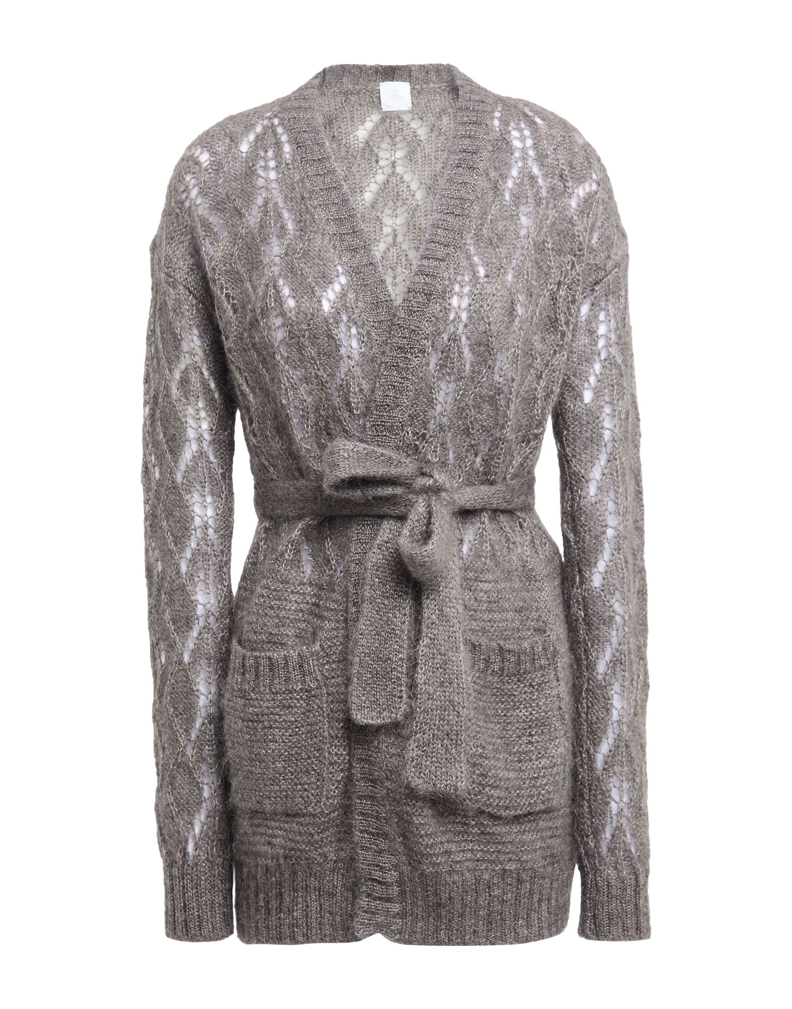 ELEVENTY Strickjacke Damen Braungrau von ELEVENTY