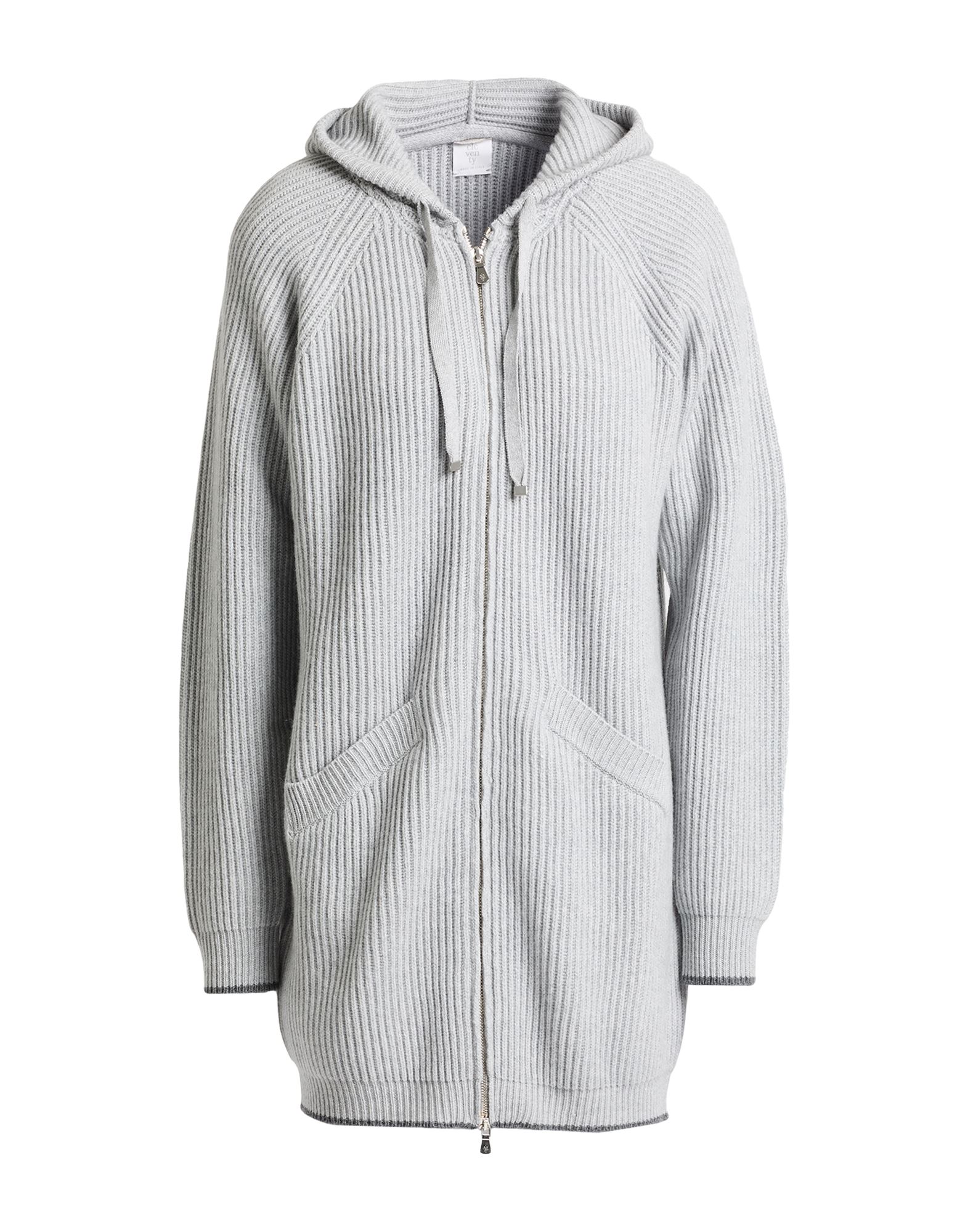 ELEVENTY Strickjacke Damen Hellgrau von ELEVENTY