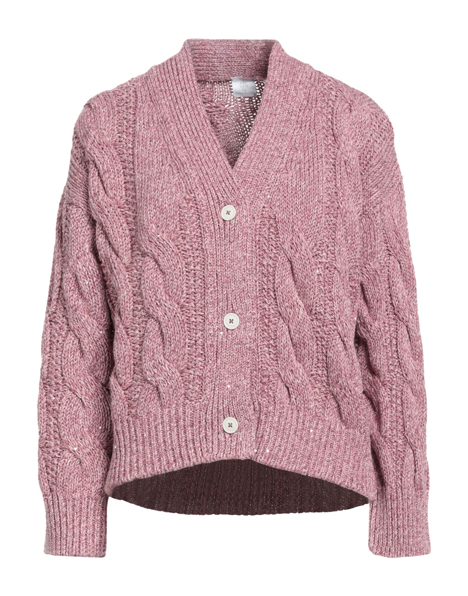 ELEVENTY Strickjacke Damen Magenta von ELEVENTY