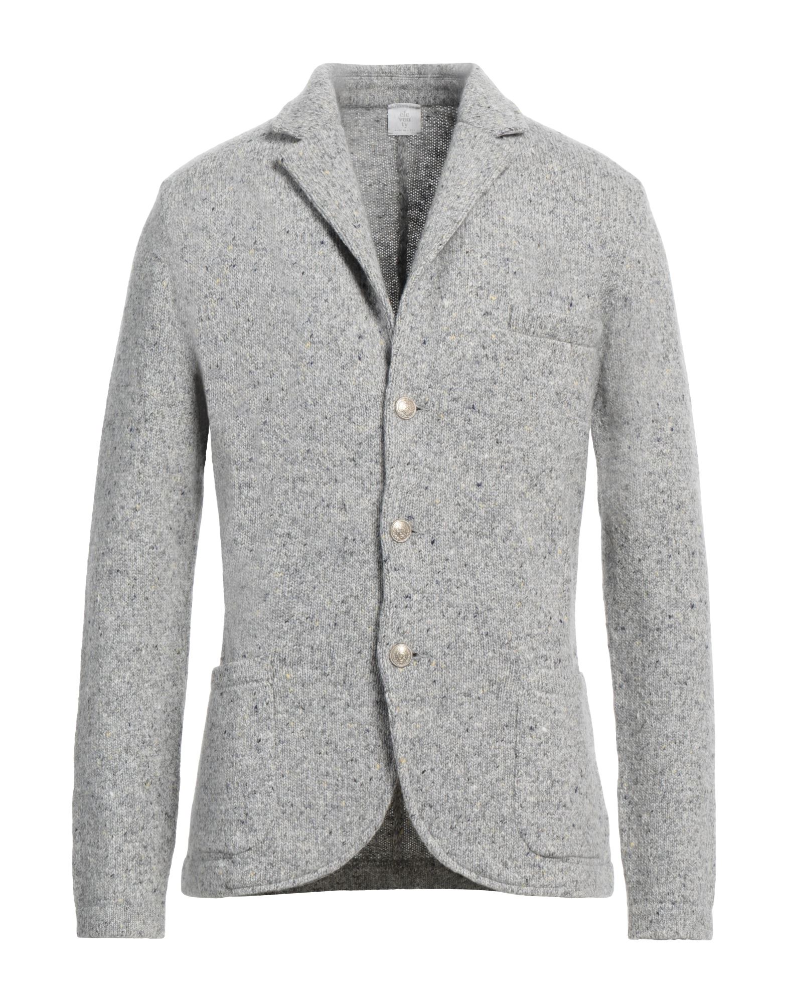 ELEVENTY Strickjacke Herren Hellgrau von ELEVENTY