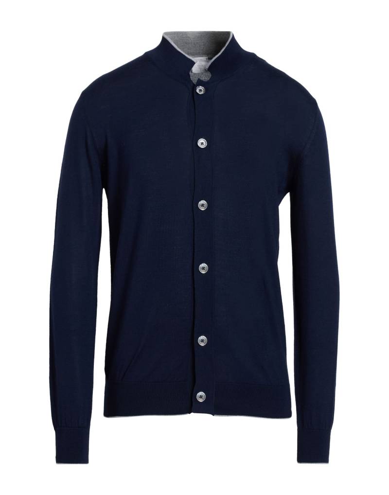 ELEVENTY Strickjacke Herren Marineblau von ELEVENTY