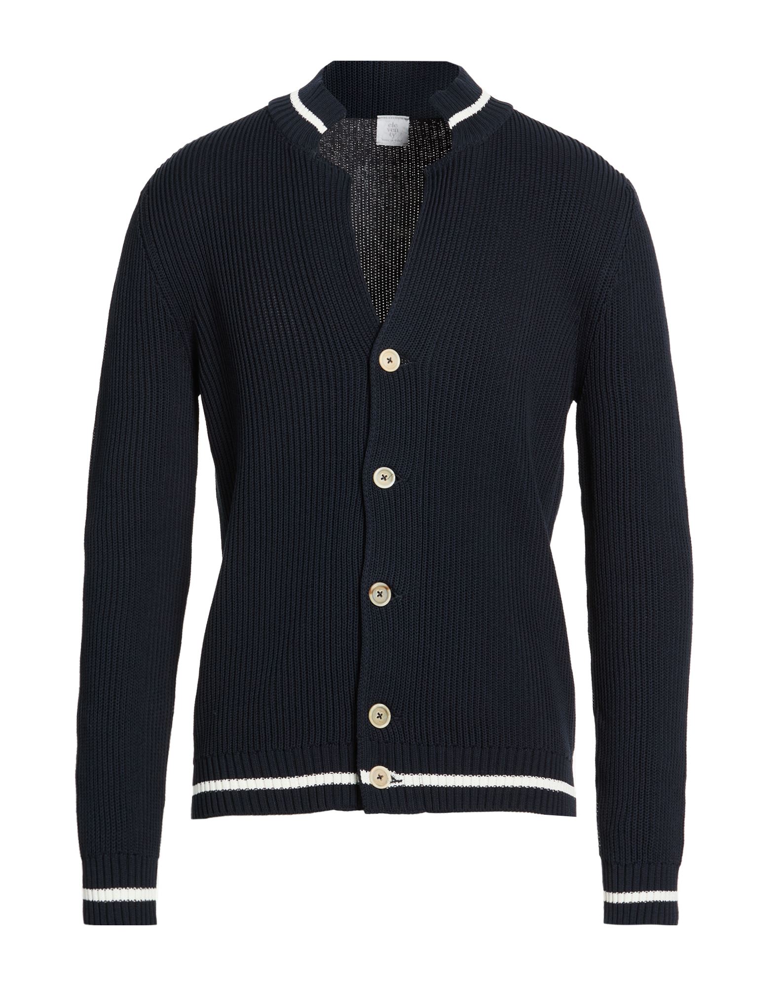 ELEVENTY Strickjacke Herren Nachtblau von ELEVENTY