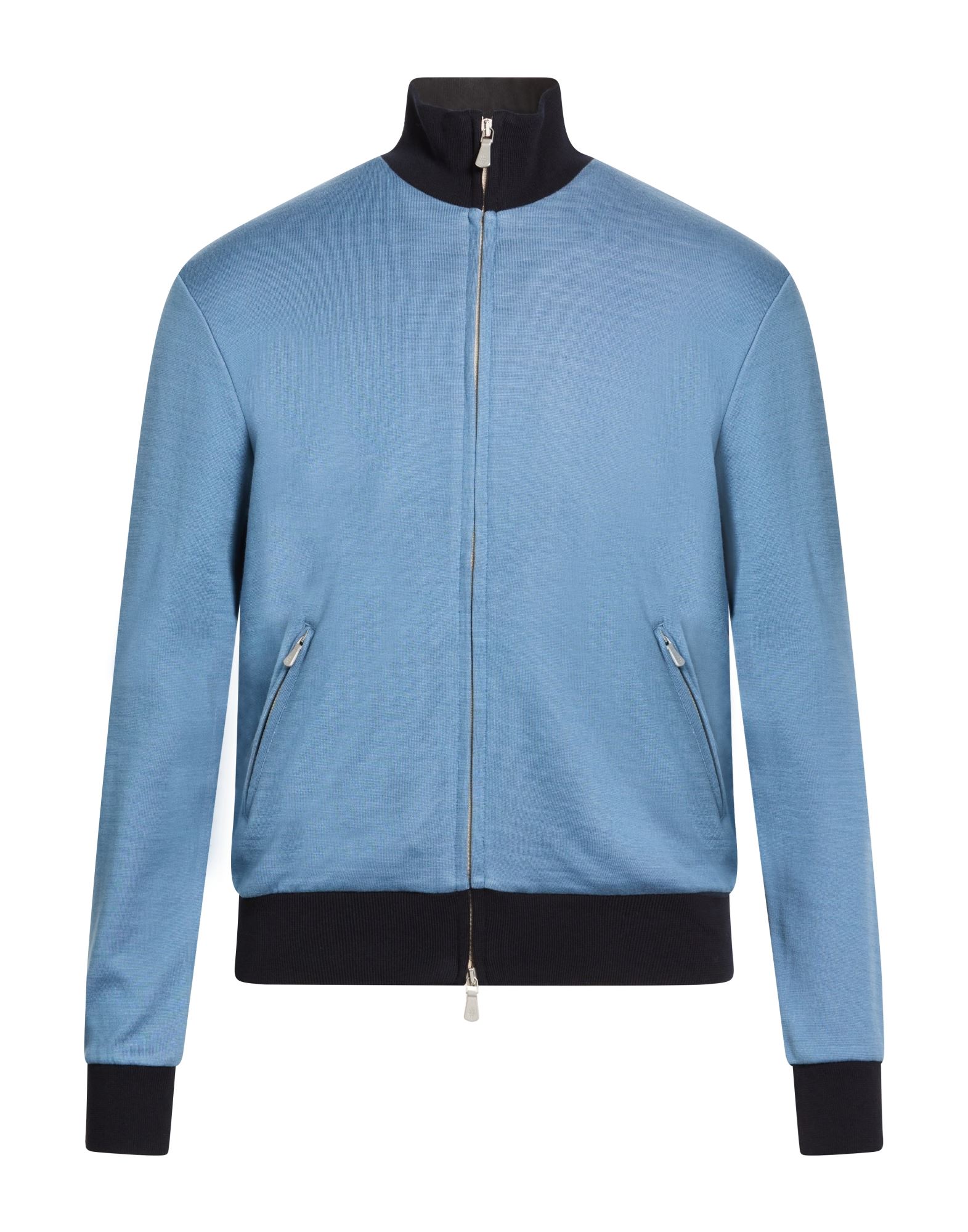 ELEVENTY Strickjacke Herren Taubenblau von ELEVENTY