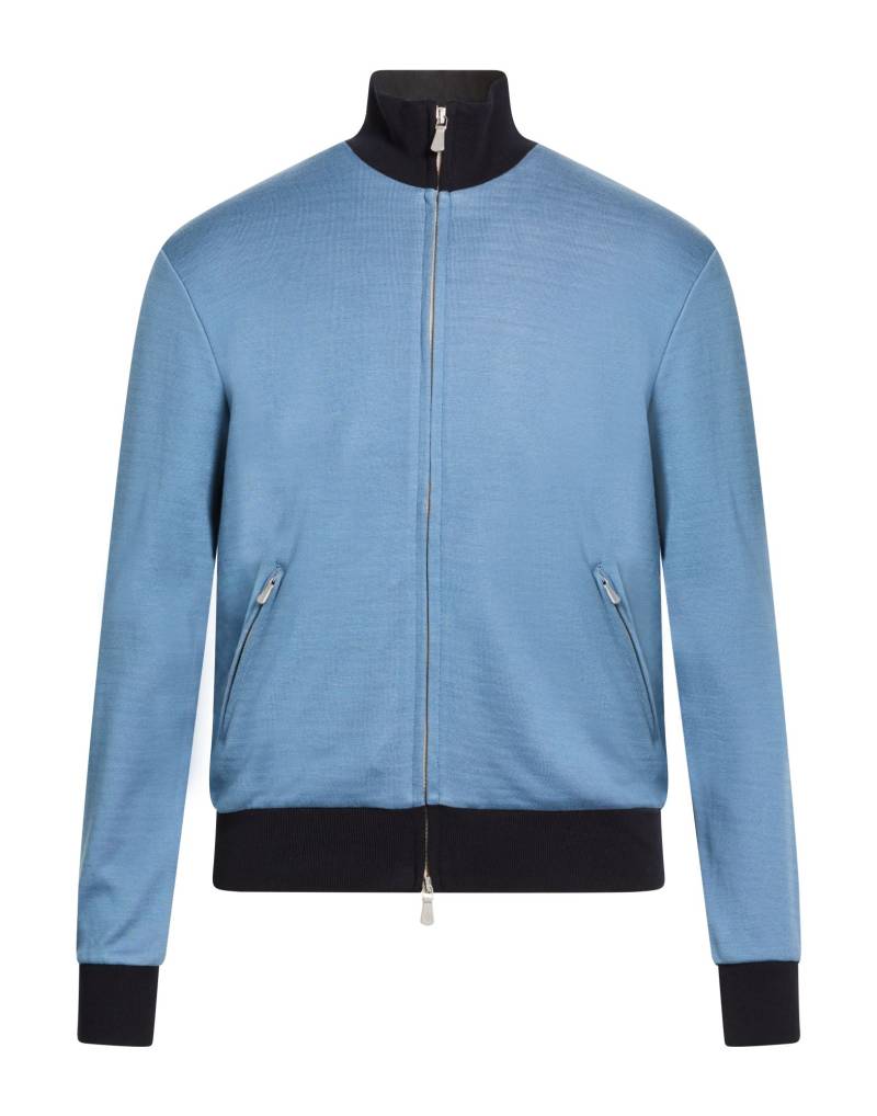 ELEVENTY Strickjacke Herren Taubenblau von ELEVENTY