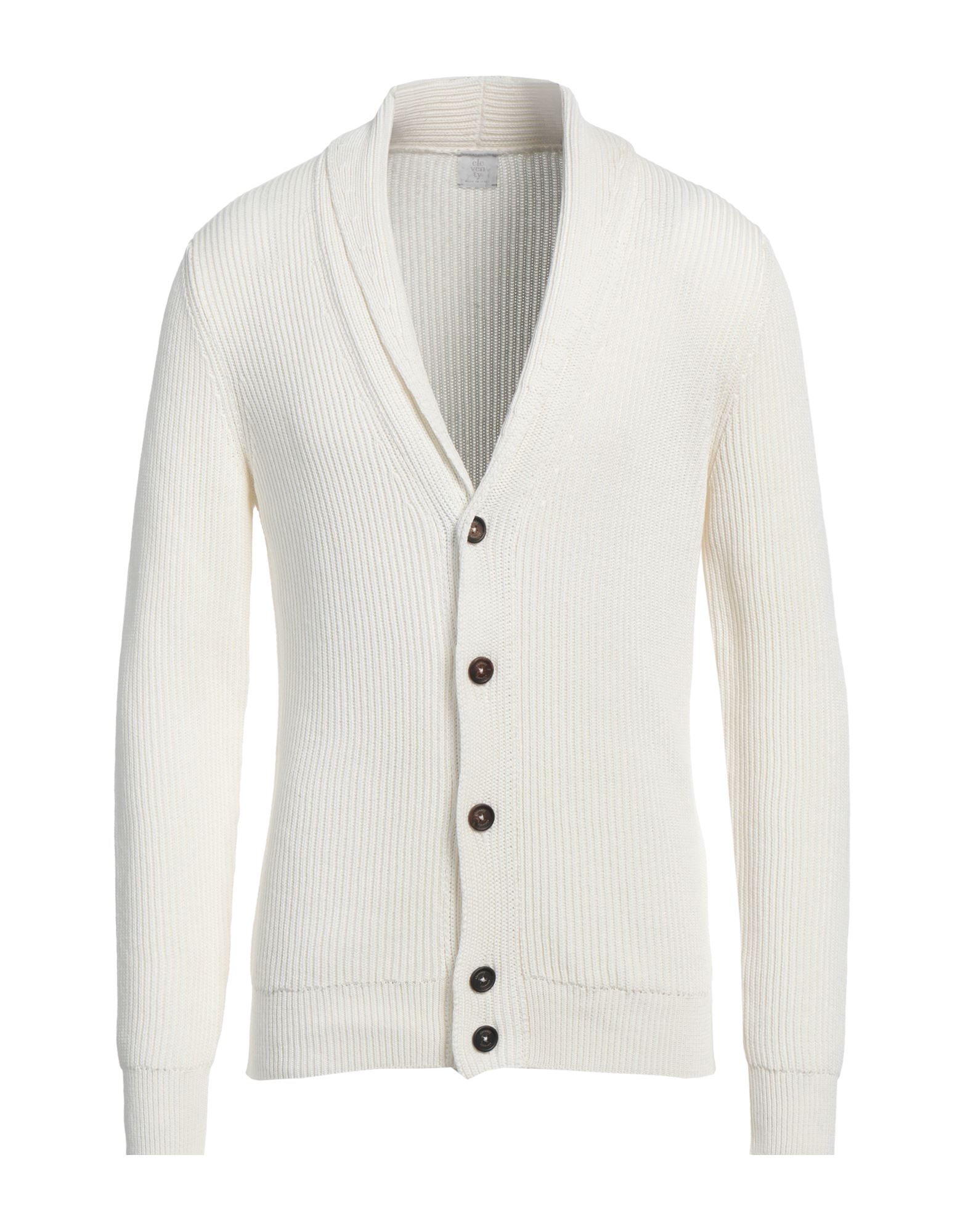 ELEVENTY Strickjacke Herren Weiß von ELEVENTY