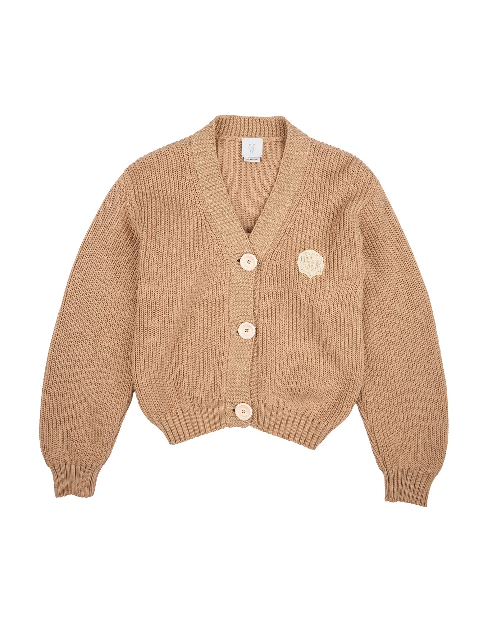 ELEVENTY Strickjacke Kinder Sand von ELEVENTY