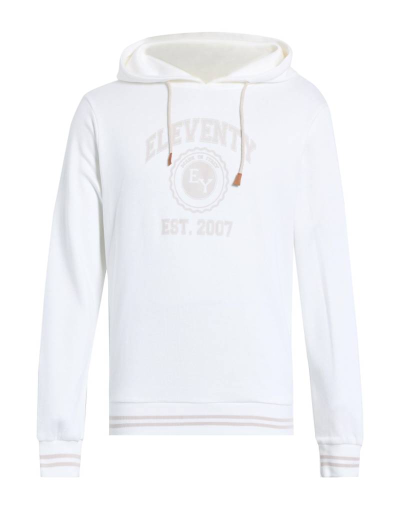 ELEVENTY Sweatshirt Herren Weiß von ELEVENTY