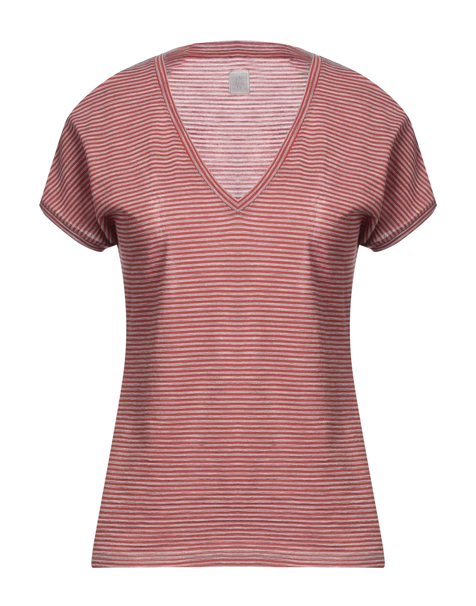 ELEVENTY T-shirts Damen Rot von ELEVENTY