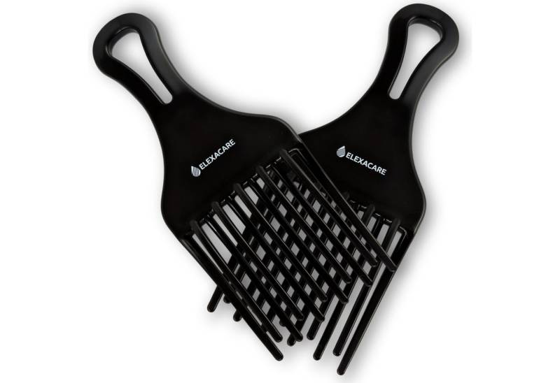ELEXACARE Haarkamm Finger-Styler, (2 tlg), unempfindlich gegen Nässe von ELEXACARE