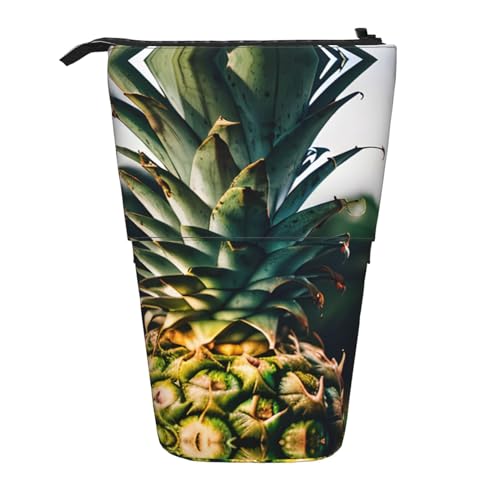 ELFcat Be A Pineapple niedlicher Stiftehalter, Teleskop-Halter, Pop-Up-Schreibwaren-Etui, ideal für Weihnachten, Neujahr, Geschenk von ELFcat