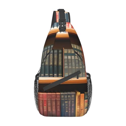 Lotus Flower Namaste Sling Bag Damen Crossbody Bauchtaschen Crossbody Taschen Umhängetasche Für Männer Frauen Reisen Wandern, Bibliothek Bücherregal, Einheitsgröße von ELFcat