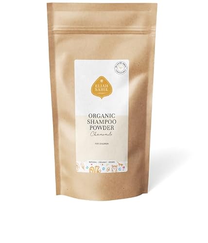 ELIAH SAHIL Bio Vegan Kinder Pulver Shampoo Kamille | 10g Reise und Probierpaket | Beruhigende Nopoo Wäsche ELIAH SAHIL Bio Vegan Kinder Pulver Shampoo Kamille | 10g Reise und Probierpaket | Beruhigende Nopoo Wäsche von ELIAH SAHIL