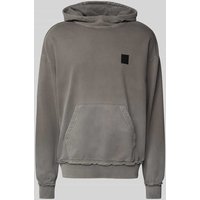 ELIAS RUMELIS Hoodie mit Label-Detail Modell 'Kiran' in Taupe, Größe M ELIAS RUMELIS Hoodie mit Label-Detail Modell 'Kiran' in Taupe, Größe M von ELIAS RUMELIS