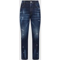 ELIAS RUMELIS Relaxed Fit Jeans im Destroyed-Look in Dunkelblau, Größe 31 ELIAS RUMELIS Relaxed Fit Jeans im Destroyed-Look in Dunkelblau, Größe 31 von ELIAS RUMELIS