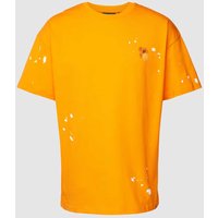 ELIAS RUMELIS T-Shirt mit Motiv-Print Modell 'Gaetano' in Orange, Größe M von ELIAS RUMELIS