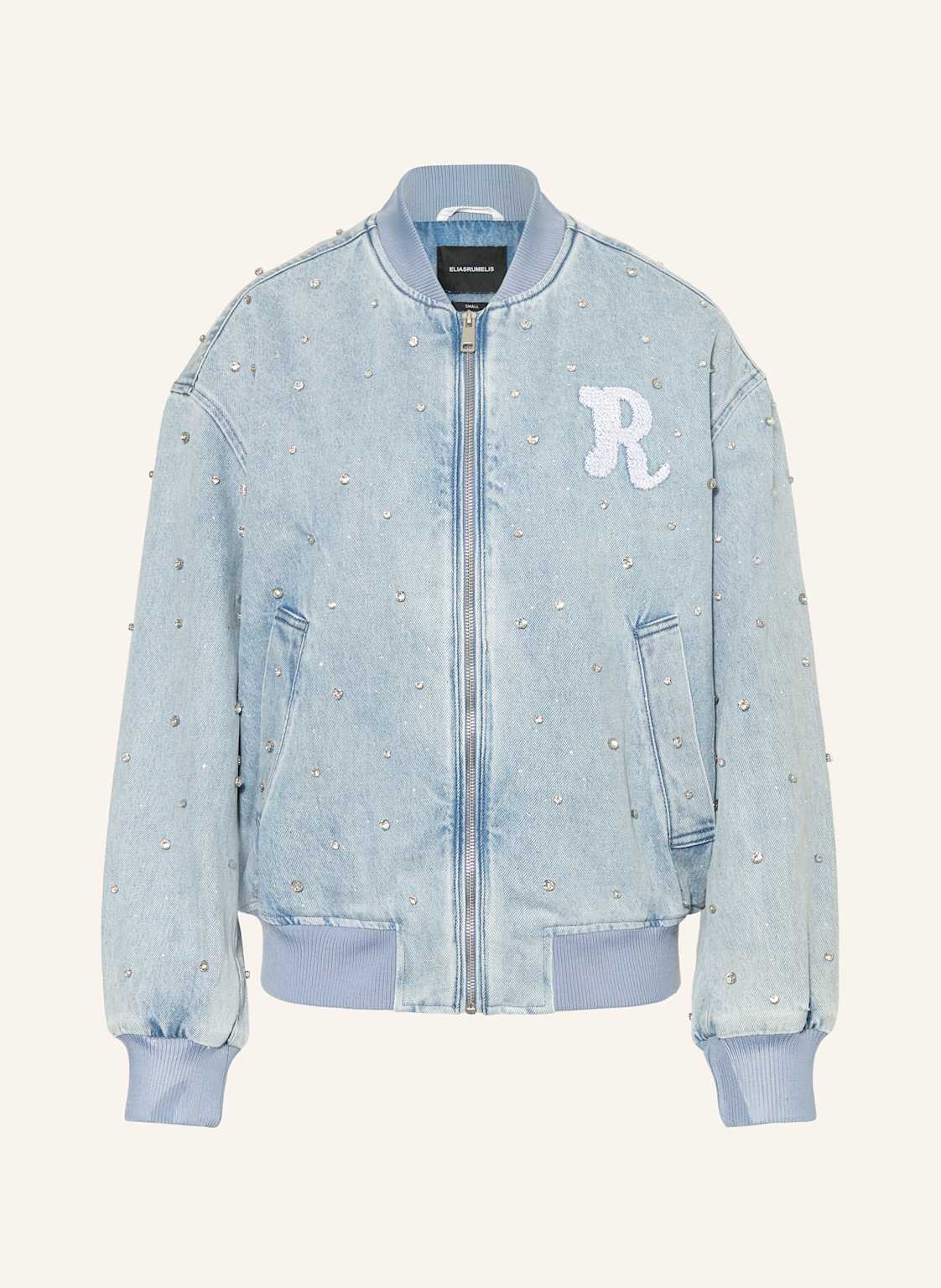Elias Rumelis Jeansblouson Isla Mit Schmucksteinen blau von ELIAS RUMELIS