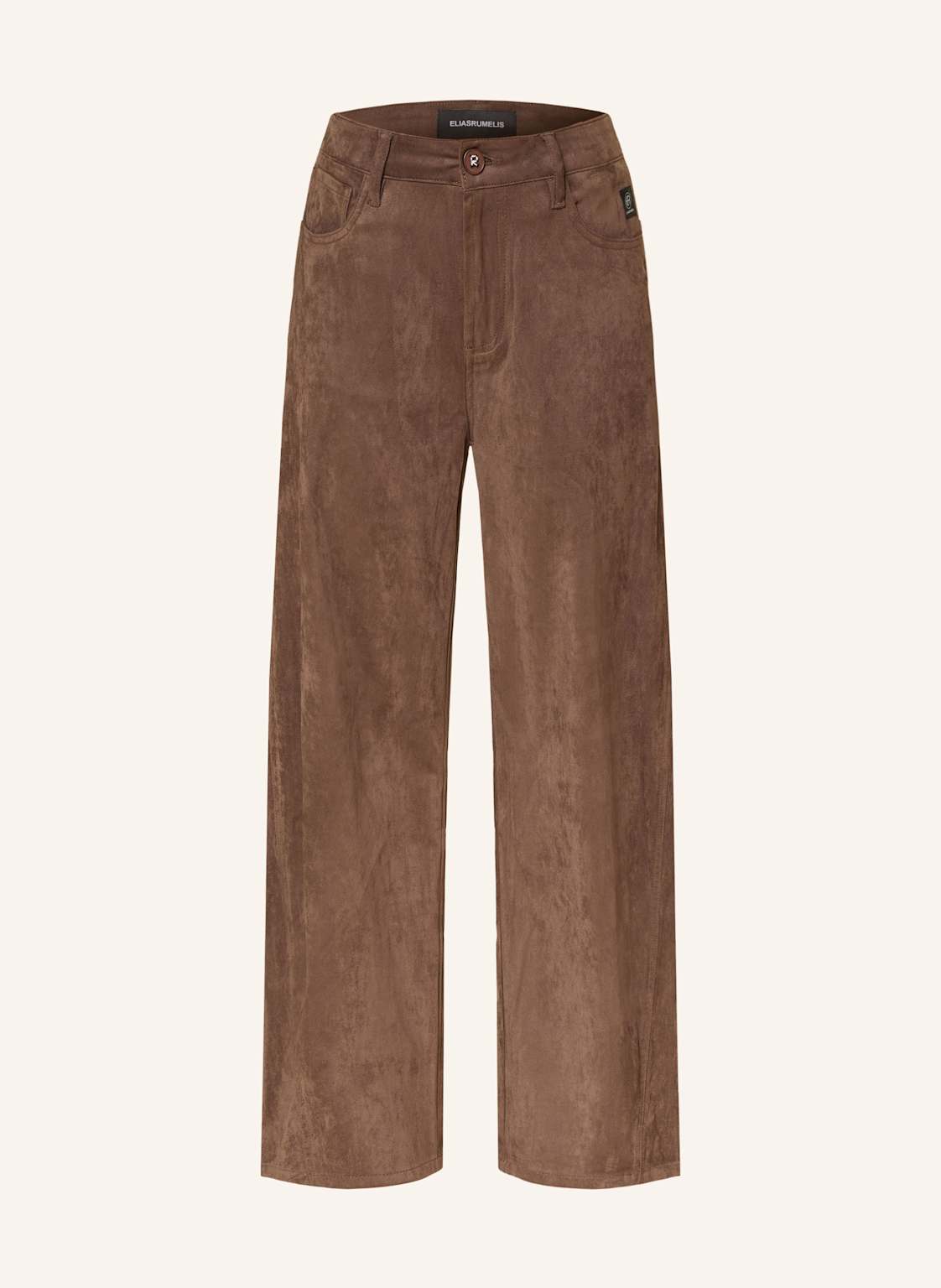Elias Rumelis Marlenehose Noralie In Lederoptik braun von ELIAS RUMELIS