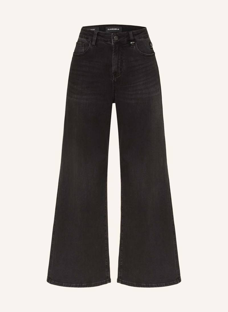 Elias Rumelis Wide Leg Jeans Holli Mit Pailletten schwarz von ELIAS RUMELIS