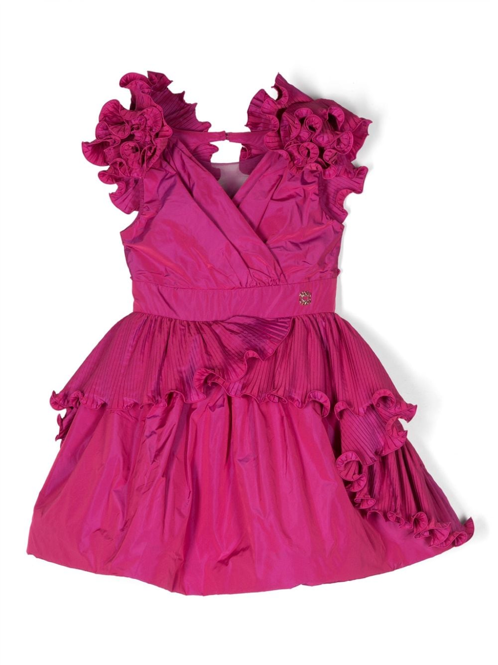 ELIE SAAB JUNIOR A-Linien-Kleid mit Rüschen - Rosa von ELIE SAAB JUNIOR