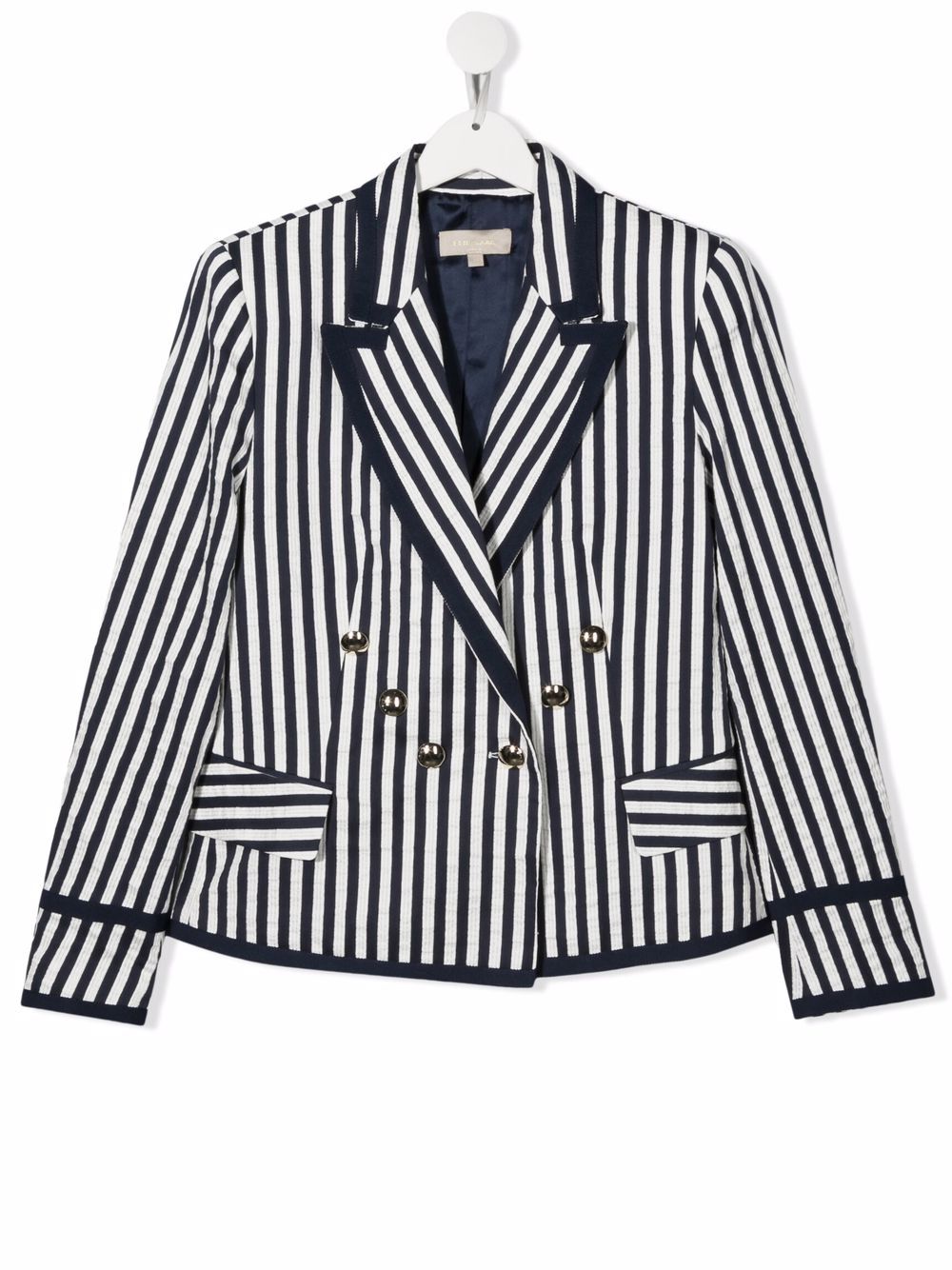 ELIE SAAB JUNIOR Gestreifter TEEN Blazer - Blau von ELIE SAAB JUNIOR