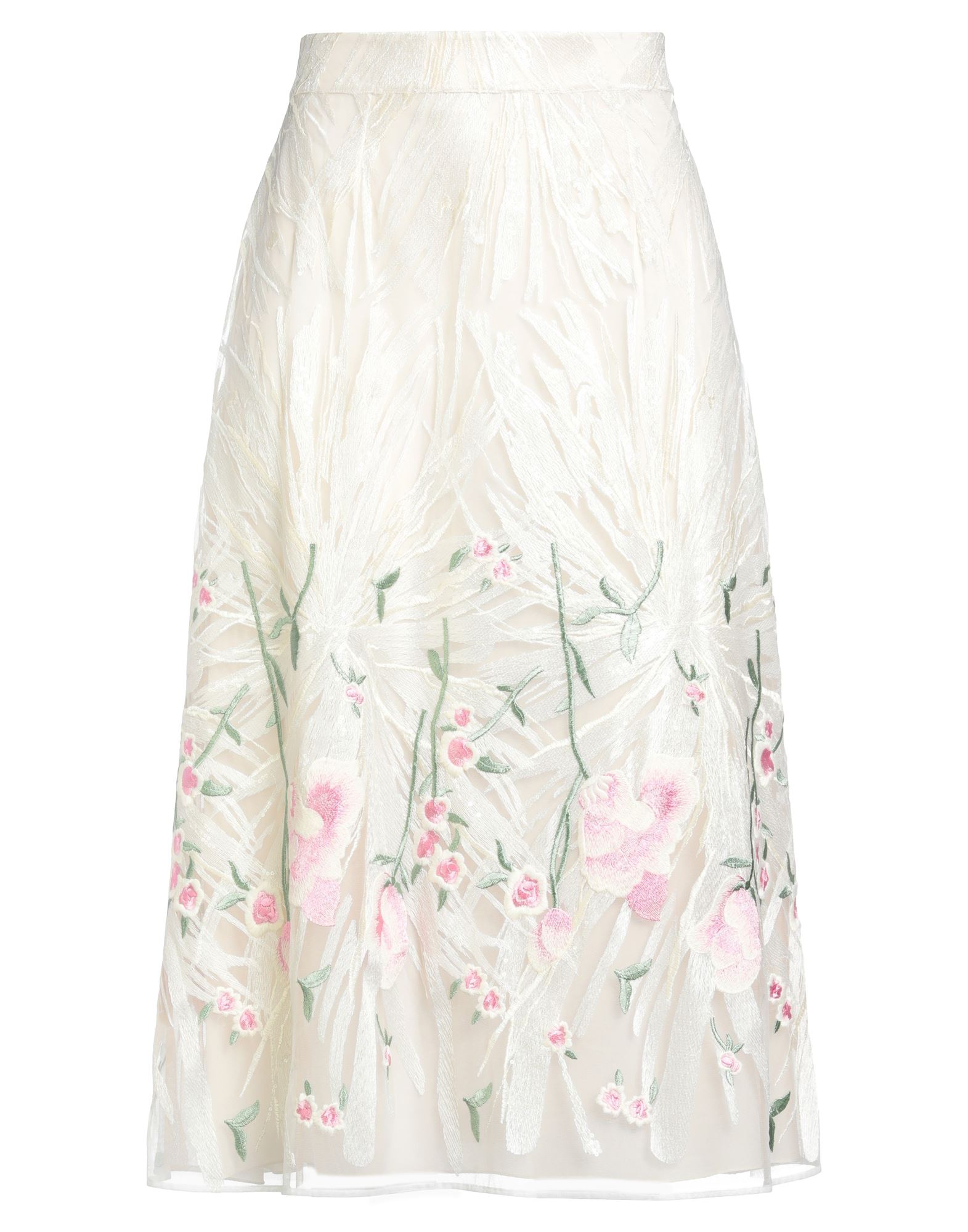 ELIE SAAB Midi-rock Damen Cremeweiß von ELIE SAAB