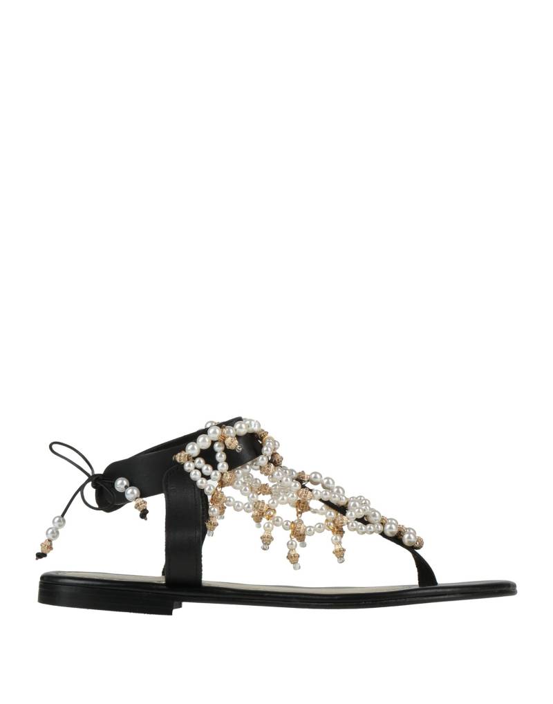 ELINA LINARDAKI Zehentrenner Damen Schwarz von ELINA LINARDAKI