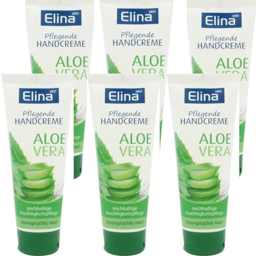 ELINAmed Handcreme mit Aloe Vera 6x75 ml von ELINAmed