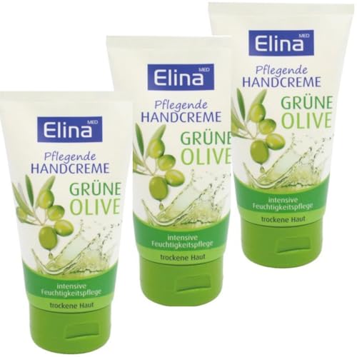 ELINAmed Pflegende Handcreme Grüne Olive, 3x150 ml ELINAmed Pflegende Handcreme Grüne Olive, 3x150 ml von ELINAmed