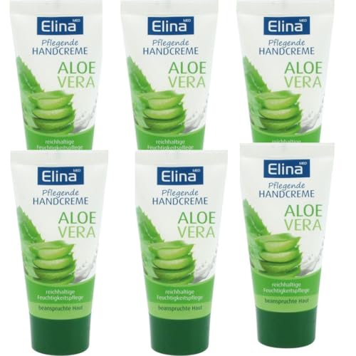 ELINAmed Pflegende Handcreme mit Aloe Vera 6x50 ml von ELINAmed