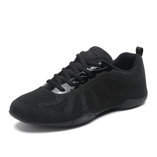 Damen Cheerleading Mädchen Cheerleadingschuhe Tanzschuhe Schuhe Schnürschuhe Weiß Training Schuhe Outdoor Sportschuhe Walkingschuhe Fitness Gymnastik Yoga Tanzschuhe Schwarz 42EU Damen Cheerleading Mädchen Cheerleadingschuhe Tanzschuhe Schuhe Schnürschuhe Weiß Training Schuhe Outdoor Sportschuhe Walkingschuhe Fitness Gymnastik Yoga Tanzschuhe Schwarz 42EU von ELIOGN